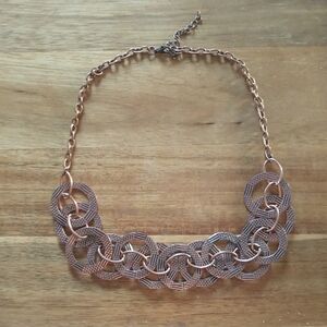 Copper-tone Chain Necklace